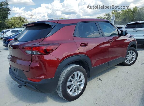 KL79MMSP7SB082701 2025 CHEVROLET TRAILBLAZER Красный Задняя правая четверть