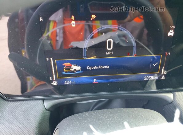 KL79MMSP7SB082701 2025 CHEVROLET TRAILBLAZER Красный Вид щитка приборов