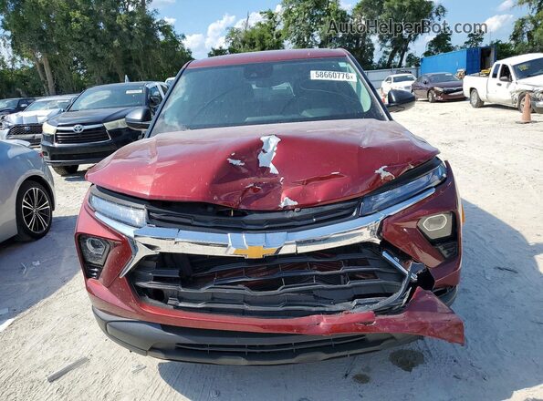 KL79MMSP7SB082701 2025 CHEVROLET TRAILBLAZER Красный Вид спереди