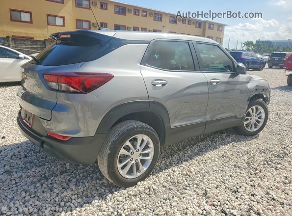 KL79MMSPXSB039230 2025 CHEVROLET TRAILBLAZER Gray უკანა მარჯვენა