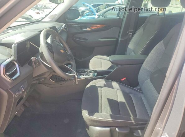 KL79MMSPXSB039230 2025 CHEVROLET TRAILBLAZER Gray წინა სალონის ხედი