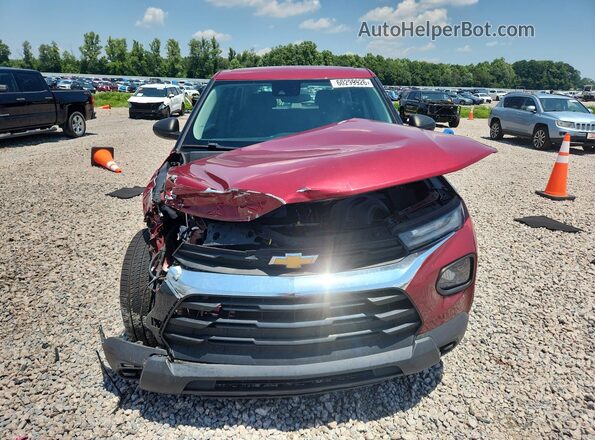 KL79MNSL1MB061557 2021 CHEVROLET TRAILBLAZER Maroon წინა ხედი