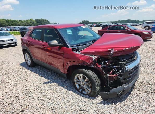 KL79MNSL1MB061557 2021 CHEVROLET TRAILBLAZER Maroon წინა მარჯვენა
