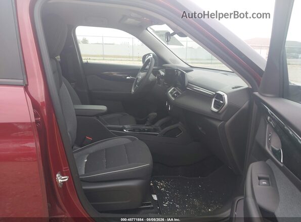 KL79MNSL2SB130706 2025 CHEVROLET TRAILBLAZER Red Widok wnętrza z przodu