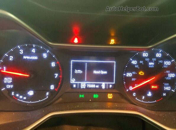 KL79MNSL4MB002308 2021 CHEVROLET TRAILBLAZER White ხელსაწყოთა პანელის ხედი