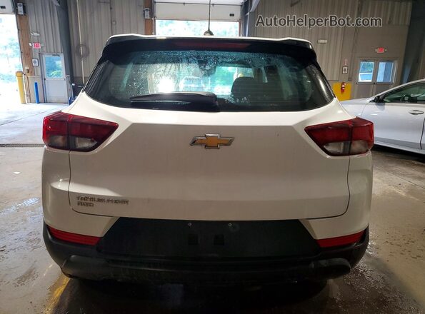 KL79MNSL4MB002308 2021 CHEVROLET TRAILBLAZER White უკანა ხედი