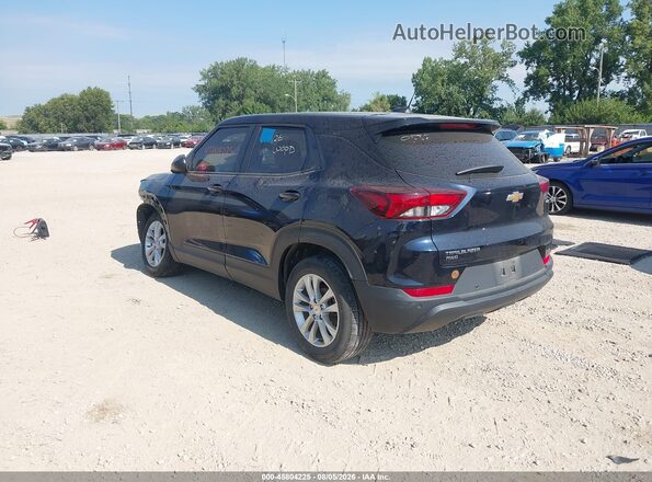 KL79MNSL5MB090558 2021 CHEVROLET TRAILBLAZER Black Tył lewy
