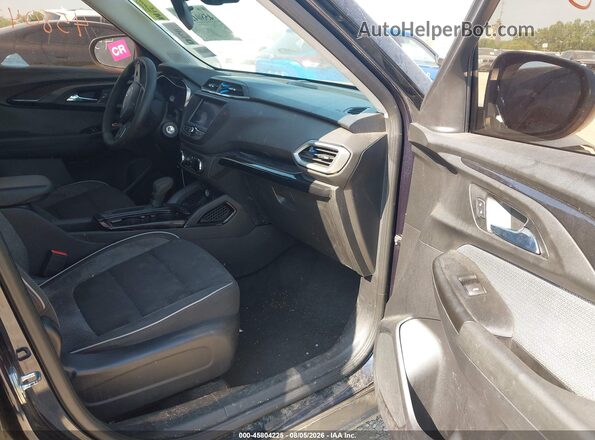 KL79MNSL5MB090558 2021 CHEVROLET TRAILBLAZER Black Widok wnętrza z przodu