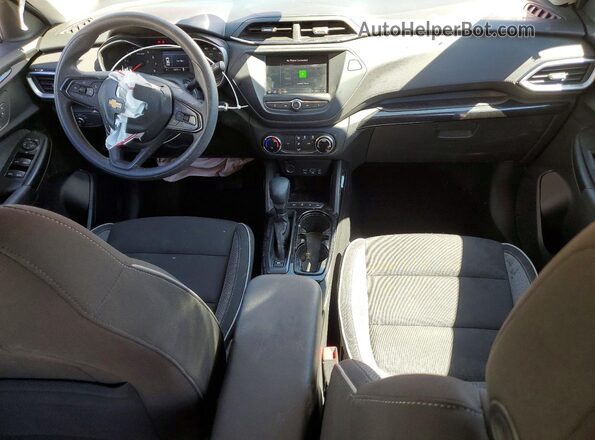 KL79MNSLXMB053277 2021 CHEVROLET TRAILBLAZER Red Widok deski rozdzielczej