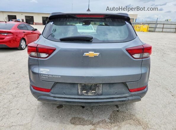 KL79MNSLXMB082620 2021 CHEVROLET TRAILBLAZER Gray Widok z tyłu
