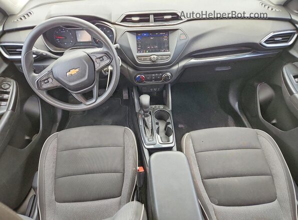 KL79MNSLXMB082620 2021 CHEVROLET TRAILBLAZER Gray Widok deski rozdzielczej