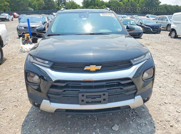 KL79MPS21MB140097 2021 CHEVROLET TRAILBLAZER Black Widok z przodu