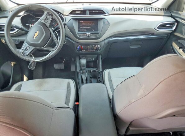 KL79MPS21MB140097 2021 CHEVROLET TRAILBLAZER Black Widok deski rozdzielczej