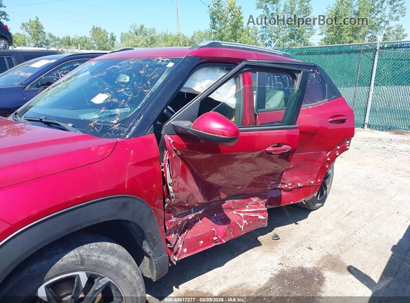 KL79MPS22MB074904 2021 CHEVROLET TRAILBLAZER Красный Вид спереди