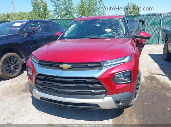KL79MPS22MB074904 2021 CHEVROLET TRAILBLAZER Красный Вид щитка приборов