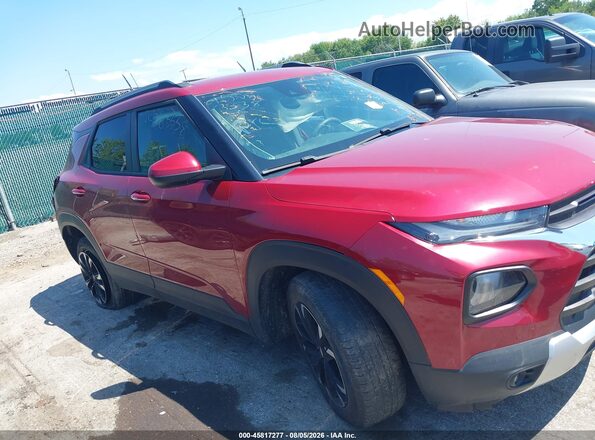 KL79MPS22MB074904 2021 CHEVROLET TRAILBLAZER Красный Вид задней части салона