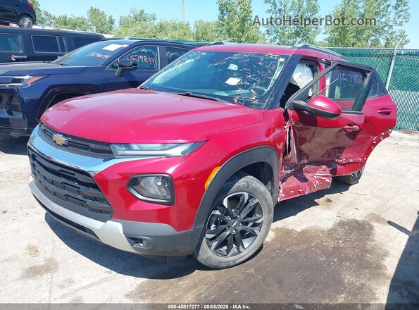 KL79MPS22MB074904 2021 CHEVROLET TRAILBLAZER Красный Передняя левая четверть
