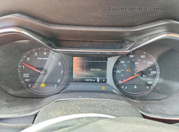 KL79MPS22NB006667 2022 CHEVROLET TRAILBLAZER Черный Вид щитка приборов