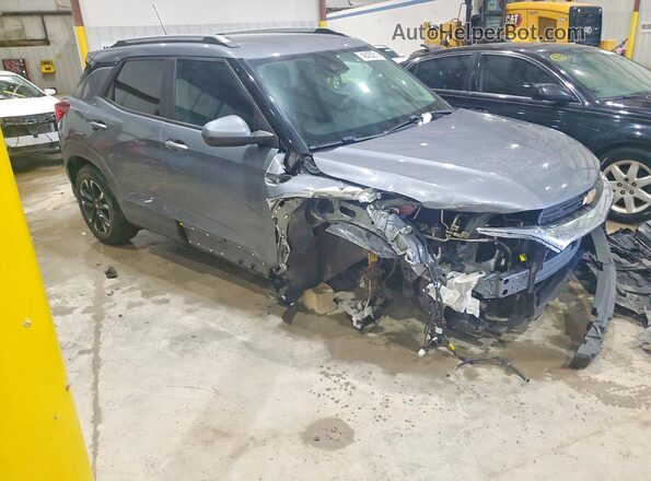 KL79MPS22NB011870 2022 CHEVROLET TRAILBLAZER Серый Передняя правая четверть