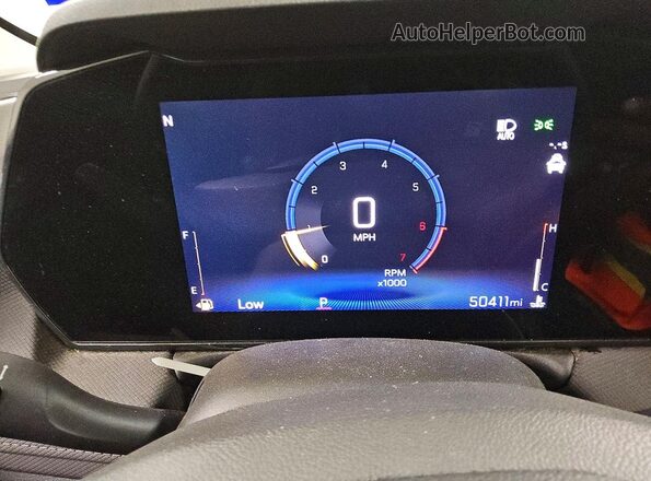 KL79MPS23RB173836 2024 CHEVROLET TRAILBLAZER Gray Vista del cuadro de instrumentos