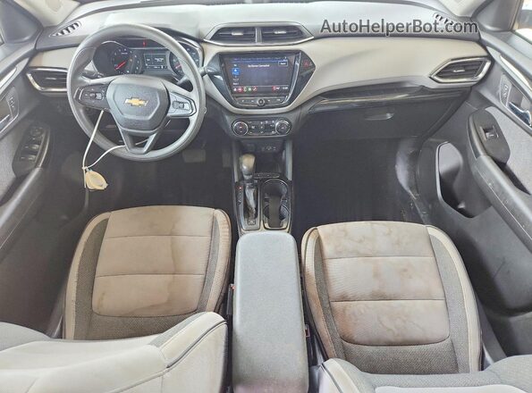 KL79MPS24MB107501 2021 CHEVROLET TRAILBLAZER Orange Dashboard view