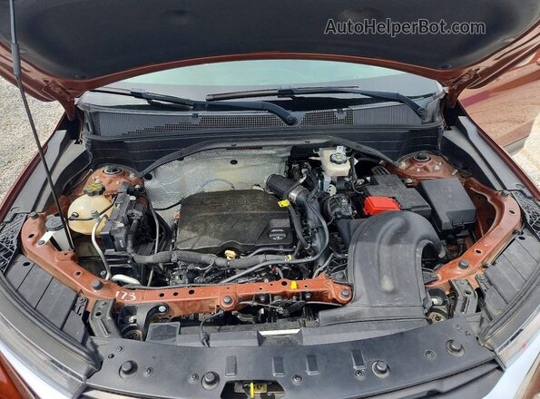 KL79MPS24MB107501 2021 CHEVROLET TRAILBLAZER Orange Rear interior view