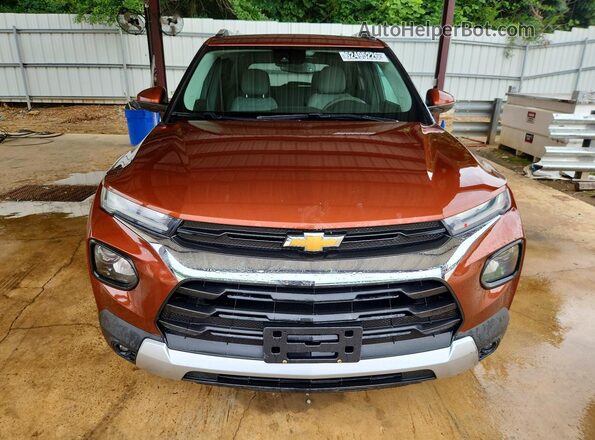 KL79MPS24MB107501 2021 CHEVROLET TRAILBLAZER Orange Front view