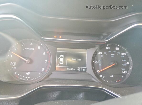 KL79MPS26PB029355 2023 CHEVROLET TRAILBLAZER Black Widok zestawu wskaźników