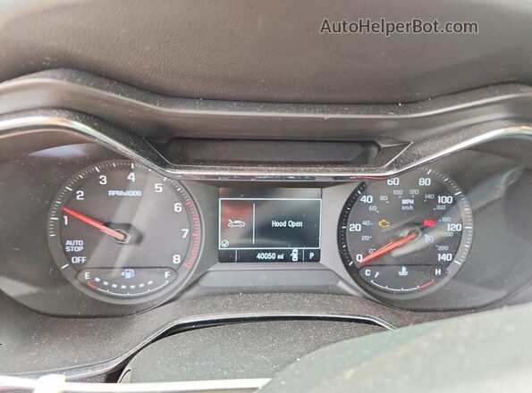 KL79MPS27PB195562 2023 CHEVROLET TRAILBLAZER Черный Вид щитка приборов