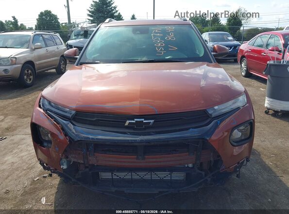 KL79MPS29MB098648 2021 CHEVROLET TRAILBLAZER Brown Vista del cuadro de instrumentos
