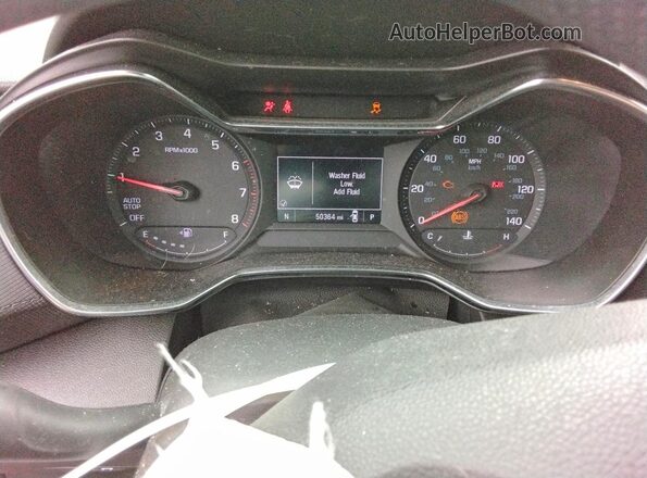 KL79MPS29PB057778 2023 CHEVROLET TRAILBLAZER Blue Vista del cuadro de instrumentos