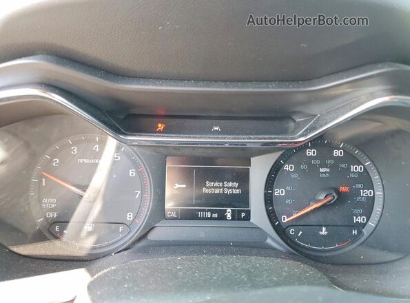KL79MPS29PB099867 2023 CHEVROLET TRAILBLAZER White Vista del cuadro de instrumentos