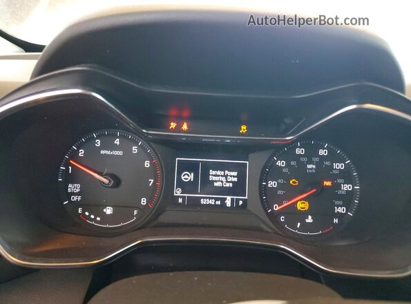 KL79MPS29PB108213 2023 CHEVROLET TRAILBLAZER Blue Instrument cluster view