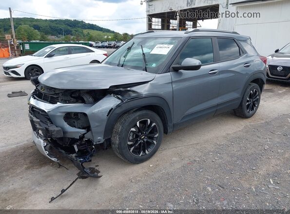 KL79MPS2XMB130538 2021 CHEVROLET TRAILBLAZER Gray Front left