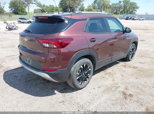 KL79MPS2XPB088716 2023 CHEVROLET TRAILBLAZER Maroon Rear right