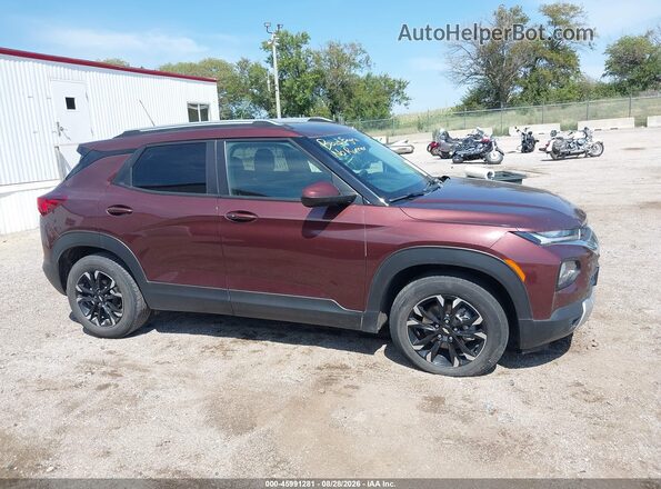 KL79MPS2XPB088716 2023 CHEVROLET TRAILBLAZER Maroon Rear interior view