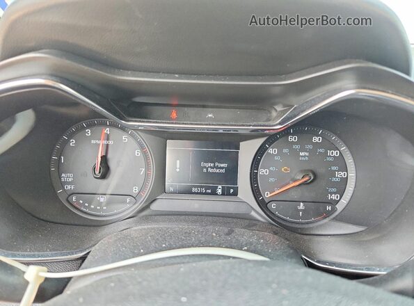 KL79MPS2XPB158702 2023 CHEVROLET TRAILBLAZER Gray Вид щитка приладів