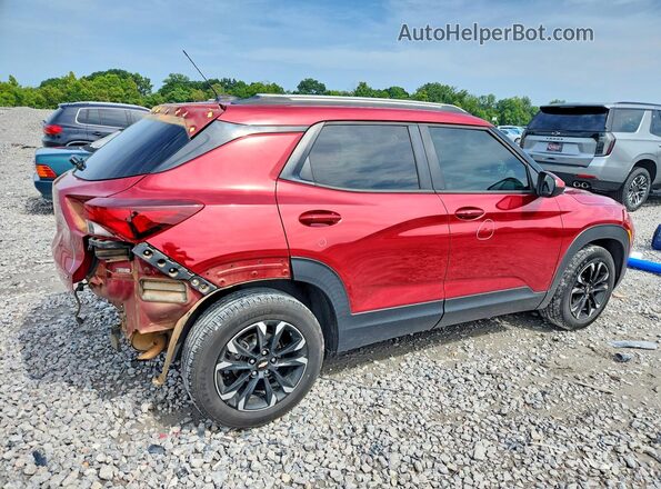 KL79MPSL0MB004553 2021 CHEVROLET TRAILBLAZER Red უკანა მარჯვენა