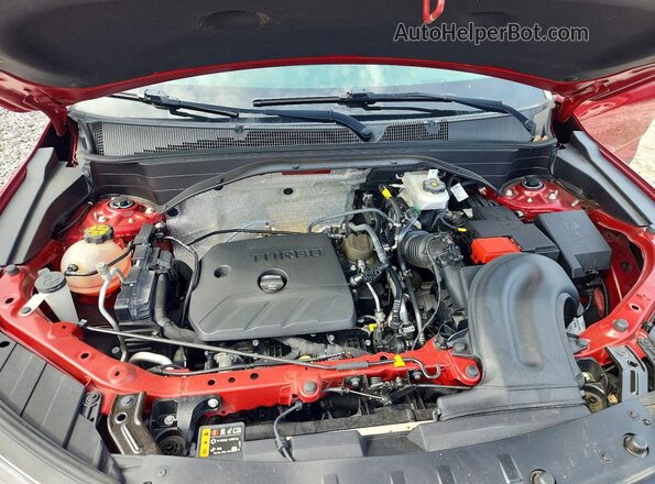 KL79MPSL0MB004553 2021 CHEVROLET TRAILBLAZER Red ძრავის განყოფილების ხედი