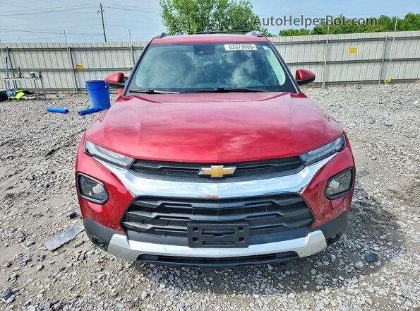 KL79MPSL0MB004553 2021 CHEVROLET TRAILBLAZER Red წინა ხედი