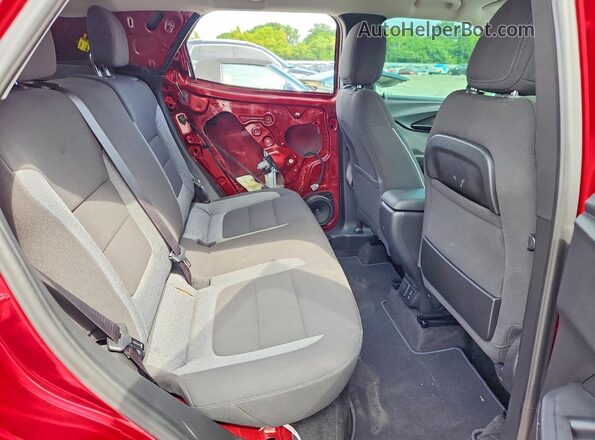 KL79MPSL0MB004553 2021 CHEVROLET TRAILBLAZER Red უკანა სალონის ხედი