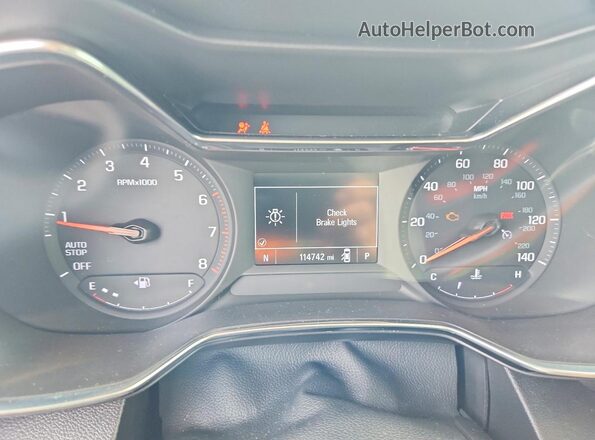 KL79MPSL0MB004553 2021 CHEVROLET TRAILBLAZER Red ხელსაწყოთა პანელის ხედი