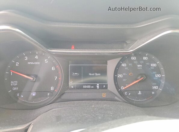 KL79MPSL1NB030208 2022 CHEVROLET TRAILBLAZER Black Սարքավորումների վահանակի տեսք