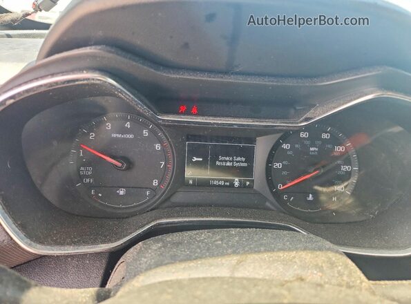 KL79MPSL1PB117805 2023 CHEVROLET TRAILBLAZER White Vista del cuadro de instrumentos