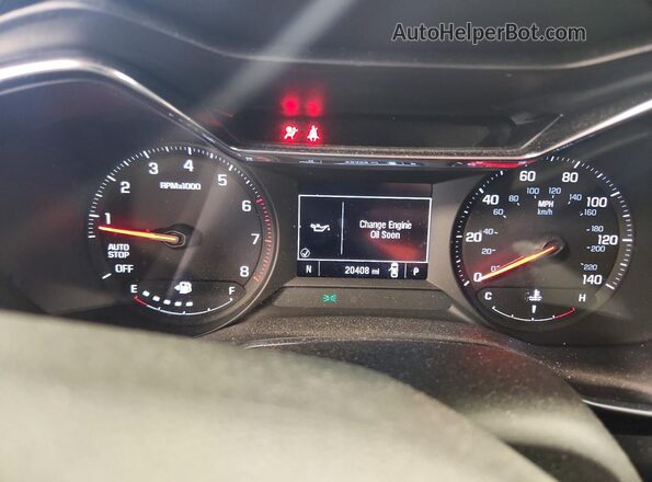 KL79MPSL1PB179527 2023 CHEVROLET TRAILBLAZER Black Вид щитка приладів