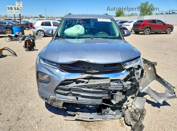 KL79MPSL2MB073468 2021 CHEVROLET TRAILBLAZER Charcoal Front view