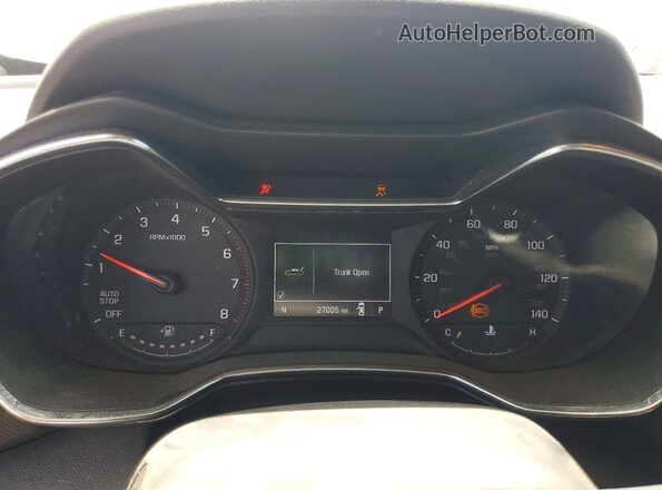 KL79MPSL2PB194456 2023 CHEVROLET TRAILBLAZER Белый Вид щитка приборов