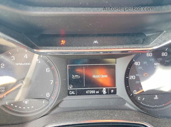 KL79MPSL2PB194909 2023 CHEVROLET TRAILBLAZER White Вид щитка приладів