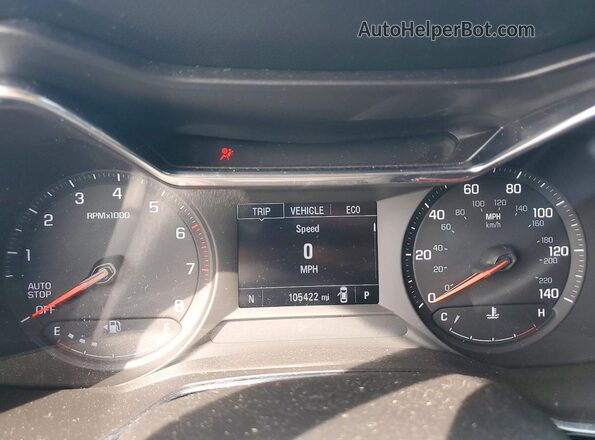 KL79MPSL4MB005351 2021 CHEVROLET TRAILBLAZER Серебряный Вид щитка приборов