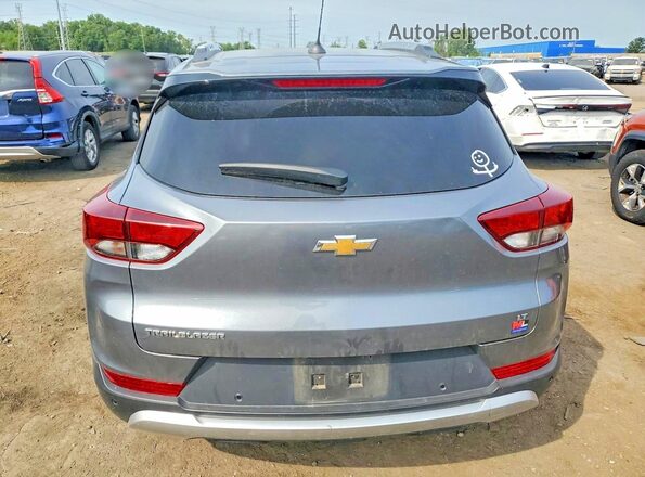 KL79MPSL4MB005351 2021 CHEVROLET TRAILBLAZER Серебряный Вид сзади